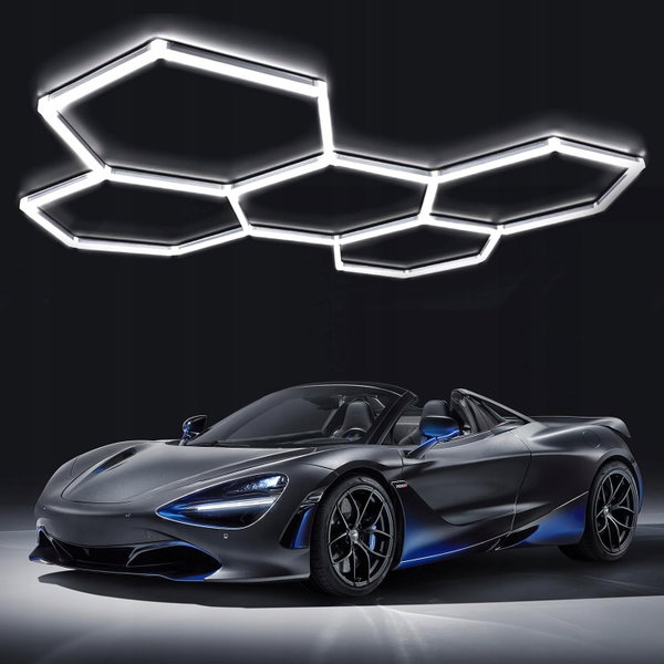 OŚWIETLENIE LED SZEŚCIOKĄTNE 5 HEX 192W 20160LM 6500K