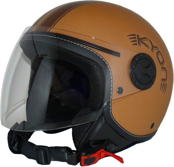 KASK MOTOCYKLOWY Z DŁUGIM WIZJEREM ECE LEKKI