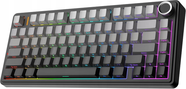 KLAWIATURA MECHANICZNA 75% BEZPRZEWODOWA RGB HOT SWAP