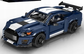 KLOCKI KONSTRUKCYJNE SAMOCHÓD SPORTOWY MUSCLE CAR 1556 EL