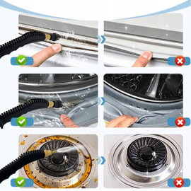 Myjka parowa, 2500 W, przenośna, ręczna myjka parowa, wysoka temperatura