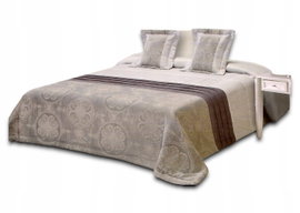 Muślinowa narzuta klasy premium, 100% bawełna, 180 x 220 cm, Szary