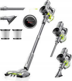 ODKURZACZ BEZPRZEWODOWY PIONOWY 26000 PA 6 W 1 LED FILTR HEPA 40 MIN