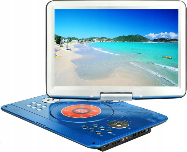 ODTWARZACZ DVD PRZENOŚNY Z EKRANEM 14" HD DO SAMOCHODU