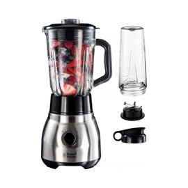 BLENDER KIELICHOWY 600W 1,5L BUTELKA 600ML FUNKCJA LÓD 2 PRĘDKOŚCI