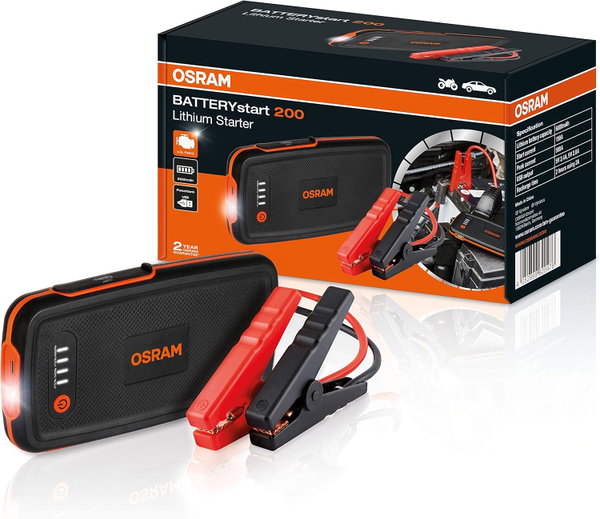 ROZRUSZNIK SAMOCHODOWY 500A 12V POWERBANK 6000MAH