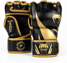 RĘKAWICE MMA TRENINGOWE 4OZ CZARNO ZŁOTE