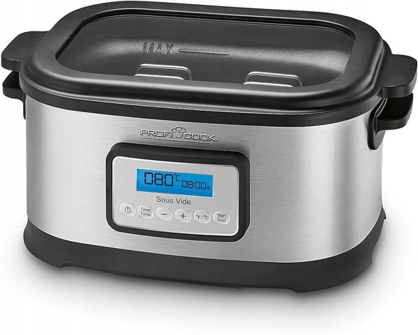 KOMBINOWANY SOUS VIDE I WOLNOWAR 8,5L LCD TIMER 72H 45–90°C 520W