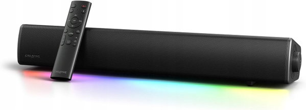 SOUNDBAR GAMING RGB 60W BLUETOOTH OPTYCZNY