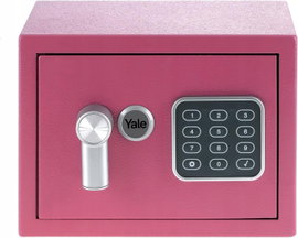 SEJF MEBLOWY MINI RÓŻOWY YSV/170/DB2/P – ZAMEK ELEKTRONICZNY