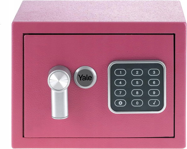 SEJF MEBLOWY MINI RÓŻOWY YSV/170/DB2/P – ZAMEK ELEKTRONICZNY