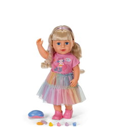 LALKA CARLA 43 CM BLOND WŁOSY Z AKCESORIAMI DO CZESANIA DLA DZIECI 4+