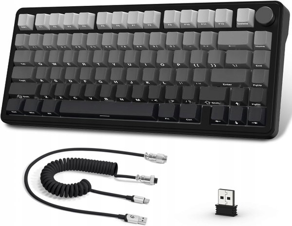 KLAWIATURA MECHANICZNA 75% BEZPRZEWODOWA RGB HOT SWAP