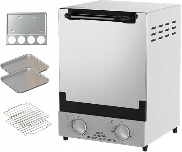 STERYLIZATOR DO NARZĘDZI 12L 1000W SUCHE CIEPŁO 250°C