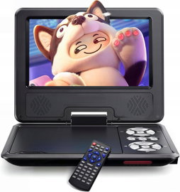 ODTWARZACZ DVD PRZENOŚNY 7,5" EKRAN OBROTOWY DO SAMOCHODU