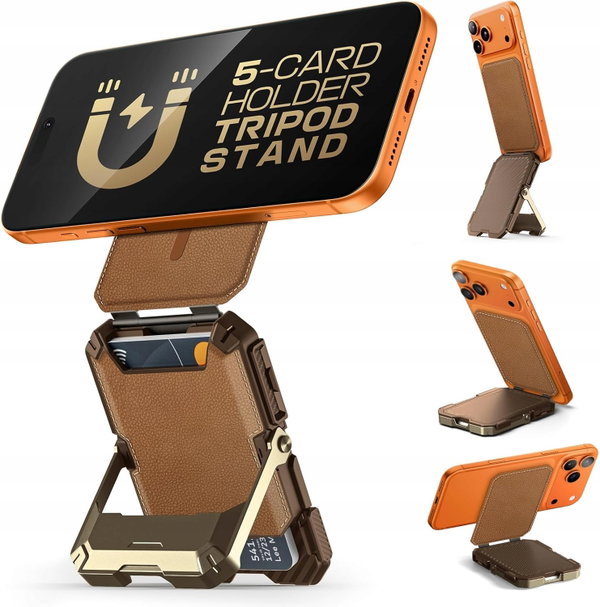 UCHWYT MAGNETYCZNY DO TELEFONU PORTFEL RFID MAGSAFE