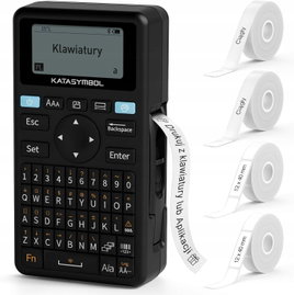 DRUKARKA PRZENOŚNA ETYKIET BLUETOOTH Z KLAWIATURĄ QWERTY