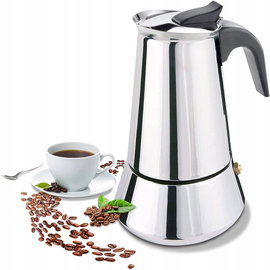 Kawiarka na 2 filiżanki - 100 ml, odlew aluminiowy, do płyty indukcyjnej