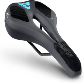 SIODEŁKO ROWEROWE DAMSKIE MĘSKIE ERGONOMICZNE PIANKA+ŻEL TREKKING MTB