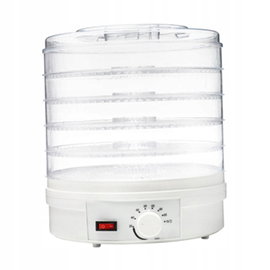 Dehydrator żywności, przezroczysty/biały, 250 W