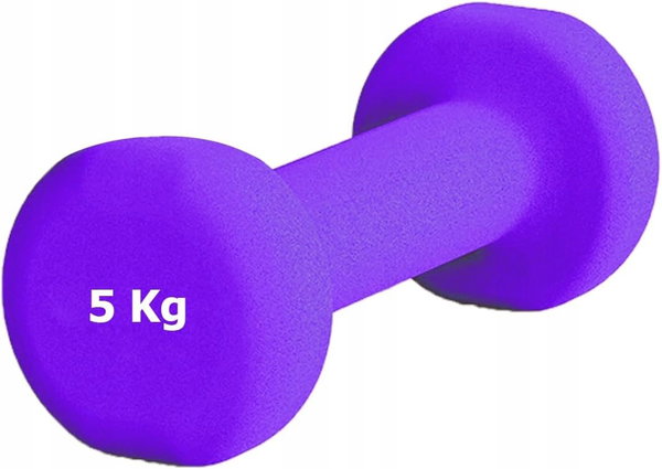 HANTLE NEOPRENOWE ANTYPOSLIZGOWE 5KG TRENING