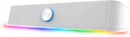 SOUNDBAR RGB STEREO 12W USB JACK 3,5 MM BIAŁY