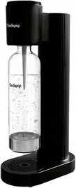 SATURATOR WODY 1L RĘCZNY CZARNY EKO DESIGN Z BUTELKĄ PET BEZ PRĄDU