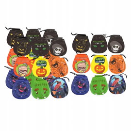 12 x papierowe torby na prezenty na Halloween z uchwytem, torebki