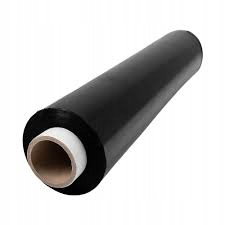 Folia stretch czarna 1,5 kg 285 m/50 cm 6 rolek