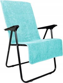 POKROWCE NA KRZESŁA OGRODOWE Z FROTTE 2 SZT 65x130 CM BAWEŁNA