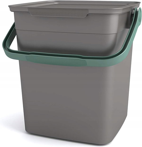 KOSZ NA KOMPOST 3.3L ECO CZARNO-BIAŁY DO KUCHNI