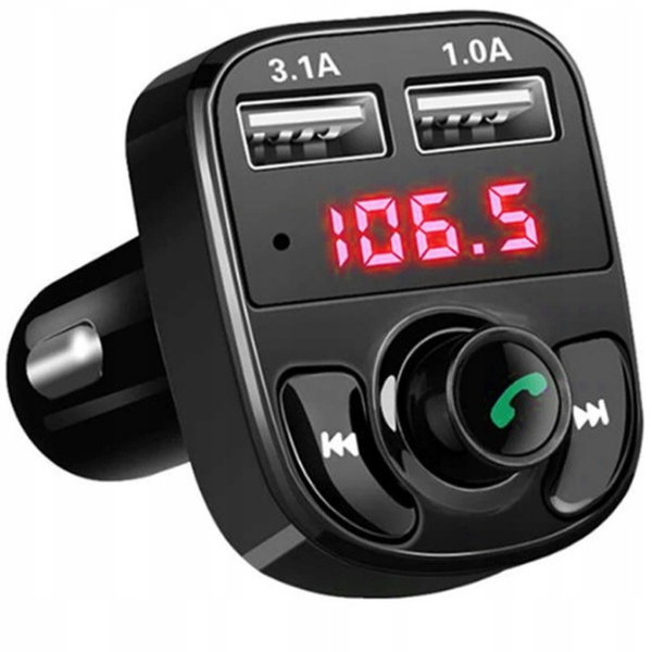 Transmiter Bluetooth 5.3 FM do samochodu, Bluetooth Auto Radio Adapter