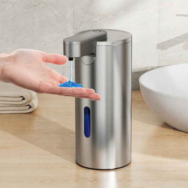 DOZOWNIK AUTOMATYCZNY DO MYDŁA STAL 340ML USB-C