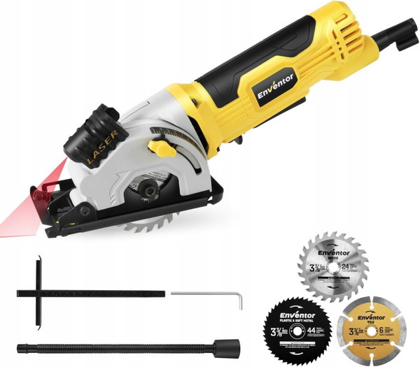 PILARKA TARCZOWA MINI 580W LASER 3 TARCZE 4000 OBR./MIN