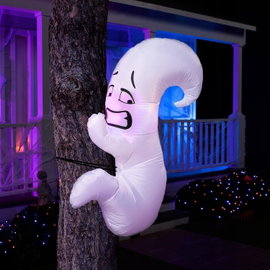 DRZEWO NADMUCHIWANE Z DUCHEM LED NA HALLOWEEN – DEKORACJA OGRODOWA 120 CM