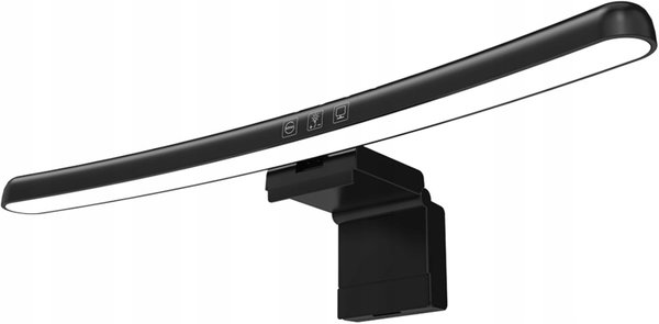 LAMPA MONITOROWA LED ZAKRZYWIONA 3 TRYBY DOTYKOWA