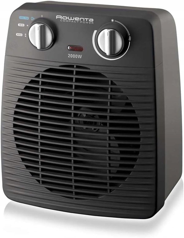 TERMOWENTYLATOR ELEKTRYCZNY 2000W KOMPAKTOWY Z TERMOSTATEM BEZPIECZNY