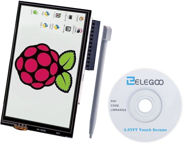 WYŚWIETLACZ DOTYKOWY 3,5" TFT LCD DO RASPBERRY PI