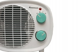 Termowentylator z 2 Stopniami Grzania i Poziomem Chłodzenia, 2000 W, Biały