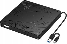 NAPĘD CD DVD ZEWNĘTRZNY USB 3.0 TYPE-C DO LAPTOPA
