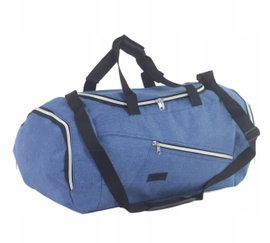 Torba Sportowa, Podróżna z Przegrodą na Buty, 39L, Niebieska