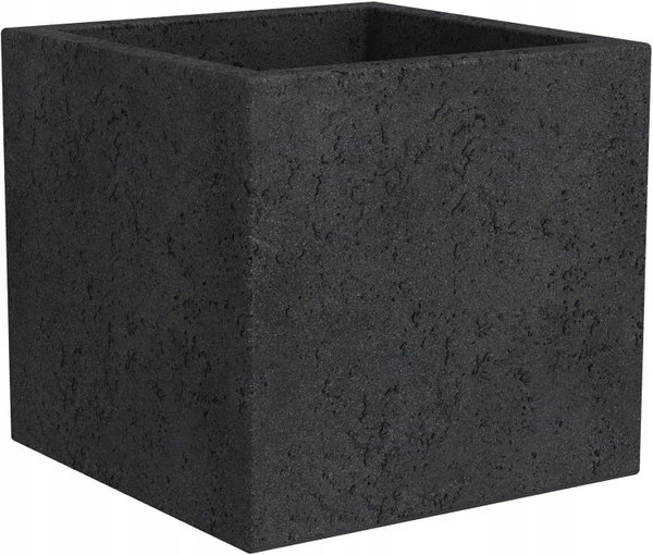DONICA KWADRATOWA 29X29 CM STONY BLACK 18L