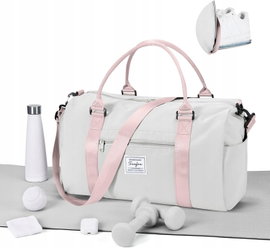 TORBA SPORTOWA PODRÓŻNA Z KIESZENIĄ NA BUTY FITNESS WEEKENDOWA