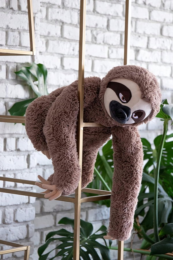 MASKOTKA LENIWIEC XXL PLUSZOWA PRZYTULANKA 57 CM