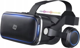 OKULARY VR 3D DO TELEFONU ZE SŁUCHAWKAMI 360°