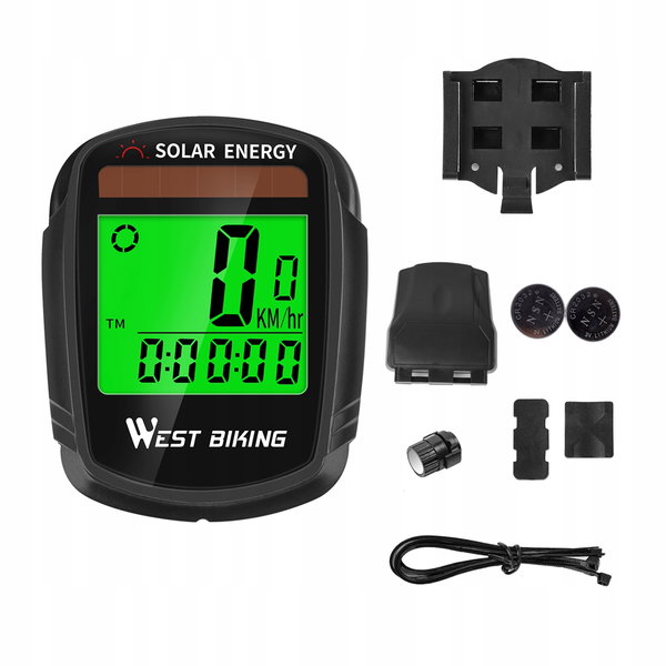 Komputer rowerowy, licznik rowerowy, prędkościomierz 19 funkcji