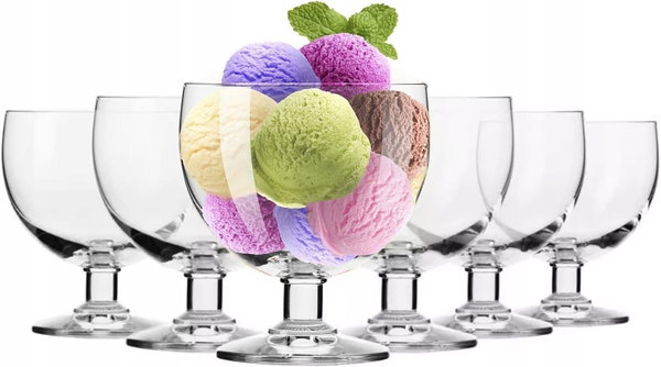 PUCHARKI DO DESERÓW I LODÓW 260 ML – 6 SZTUK