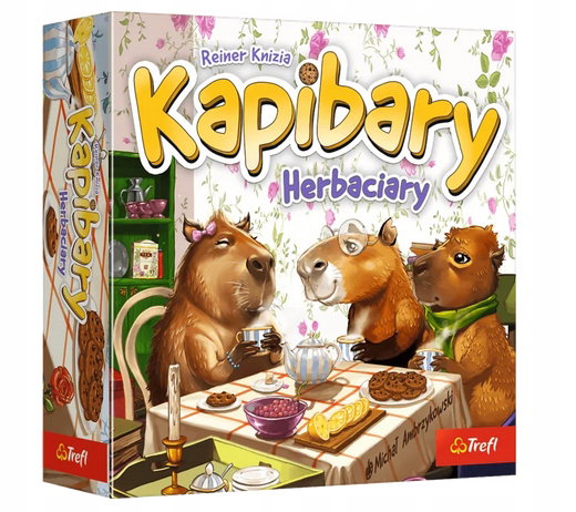 GRA RODZINNA KAPIBARY HERBACIARY STRATEGICZNA PLANSZOWA