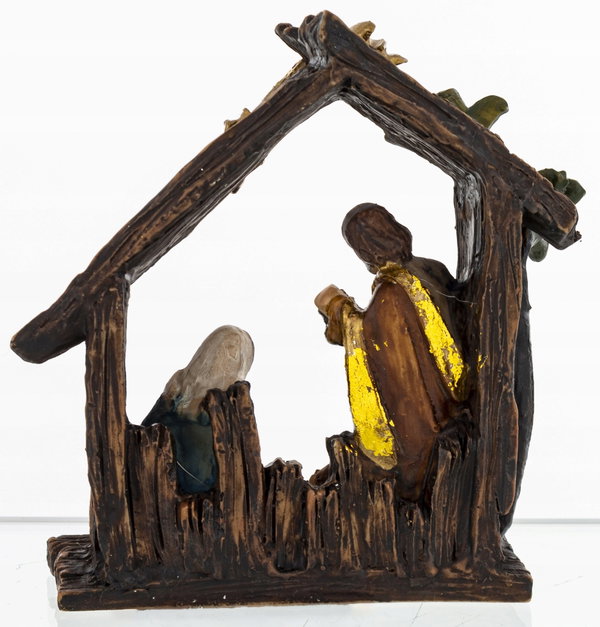 Szopka bożonarodzeniowa, 3 figurki do szopki, 10 cm, skala 1:20