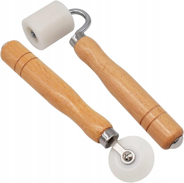 WAŁEK DO TAPET SZEW NAROŻNY DREWNIANY DIY 2 SZTUKI